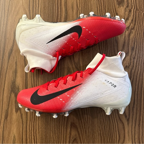 Size Nike Vapor Untouchable Pro Football Cleats Red White